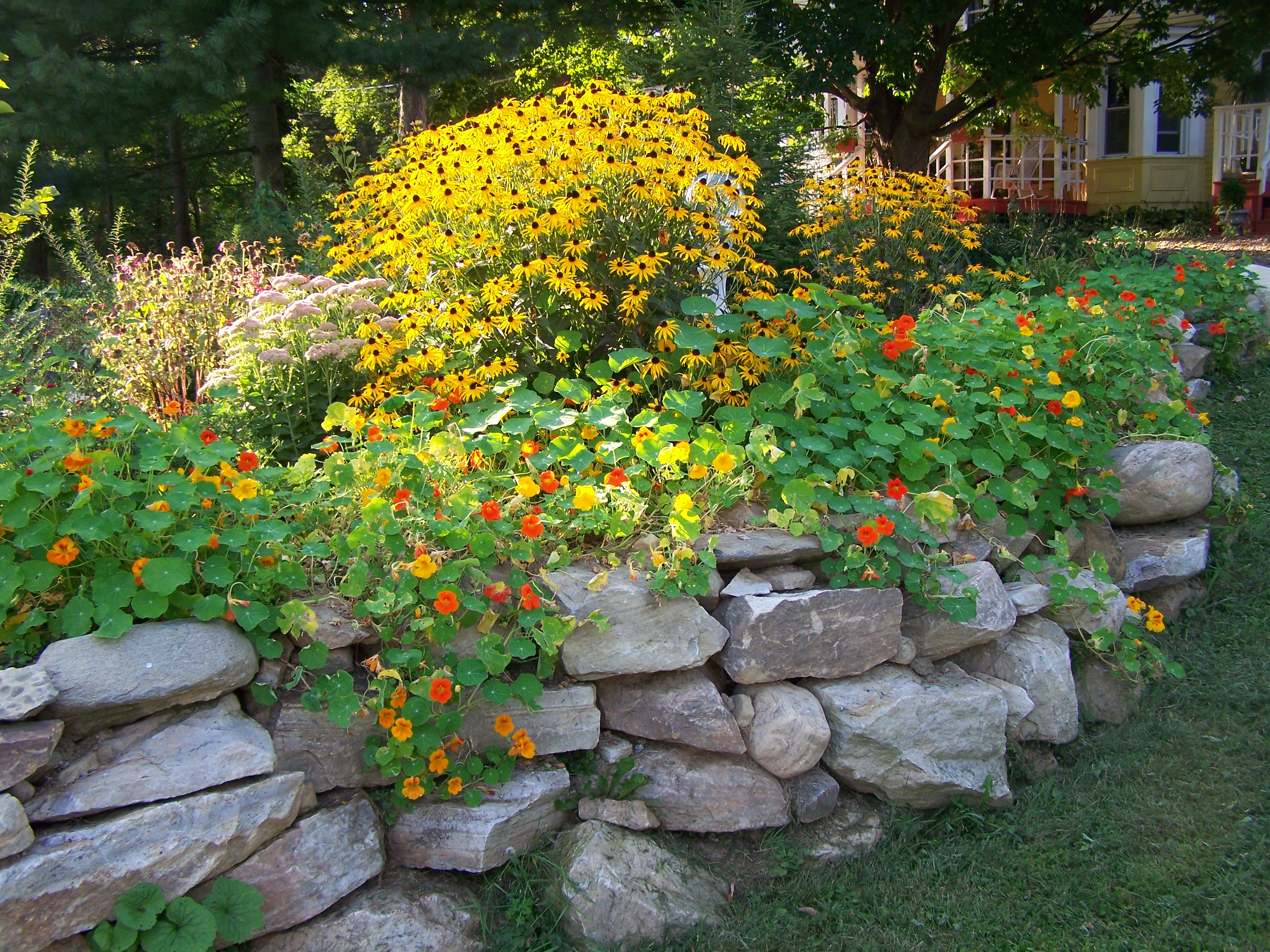 Flowers and garden bed | Near Lake George | Adirondacks | Saratoga Farmstead B&B